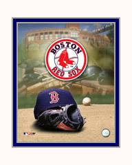Boston Red Sox Photo Double Matted