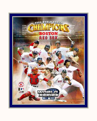 Boston Red Sox Photo Double Matted