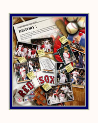 Boston Red Sox Photo Double Matted