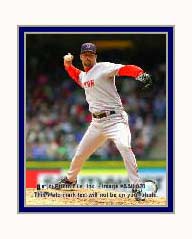 Boston Red Sox Photo Double Matted