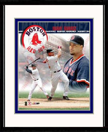 Boston Red Sox Photo Double Matted & Framed