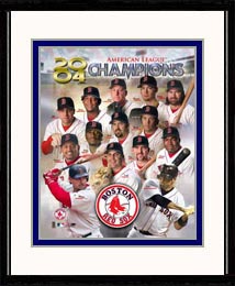 Boston Red Sox Photo Double Matted & Framed