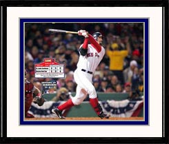 Boston Red Sox Photo Double Matted & Framed
