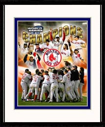 Boston Red Sox Photo Double Matted & Framed