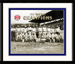 Boston Red Sox Photo Double Matted & Framed