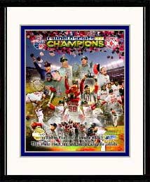 Boston Red Sox Photo Double Matted & Framed
