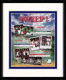 Boston Red Sox Photo Double Matted & Framed