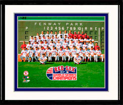 Boston Red Sox Photo Double Matted & Framed