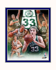 Boston Celtics Photo Double Matted