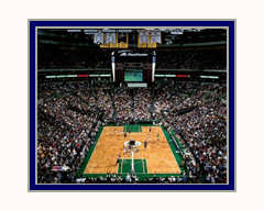 Boston Celtics Photo Double Matted