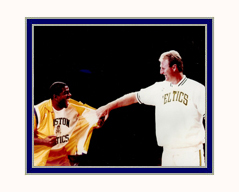 Boston Celtics Photo Double Matted
