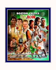 Boston Celtics Photo Double Matted