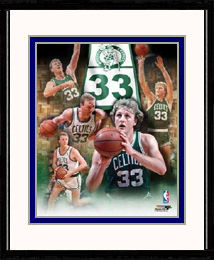 Boston Celtics Photo Double Matted & Framed