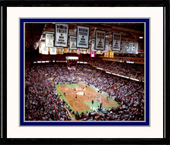 Boston Celtics Photo Double Matted & Framed