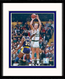 Boston Celtics Photo Double Matted & Framed