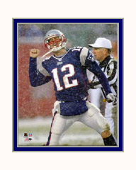 New England Patriots Photo Double Matted