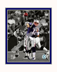 New England Patriots Photo Double Matted
