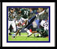 New England Patriots  Photo Double Matted & Framed