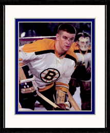 Boston Bruins Photo Double Matted & Framed