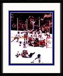 Boston Bruins Photo Double Matted & Framed