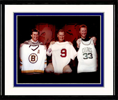 Boston Bruins Photo Double Matted & Framed